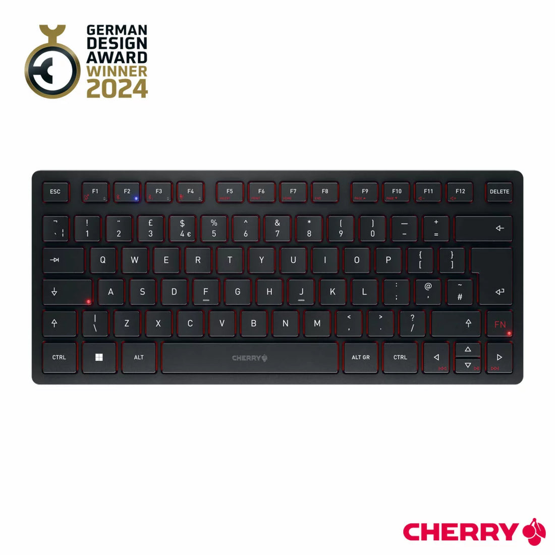 Cherry KW 9200 Mini, Wireless Keyboard with Pouch