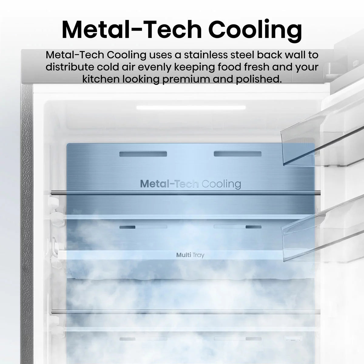 Hisense RB3K330SAIE, Kitchen Fit Fridge Freezer, E Rated in Silver