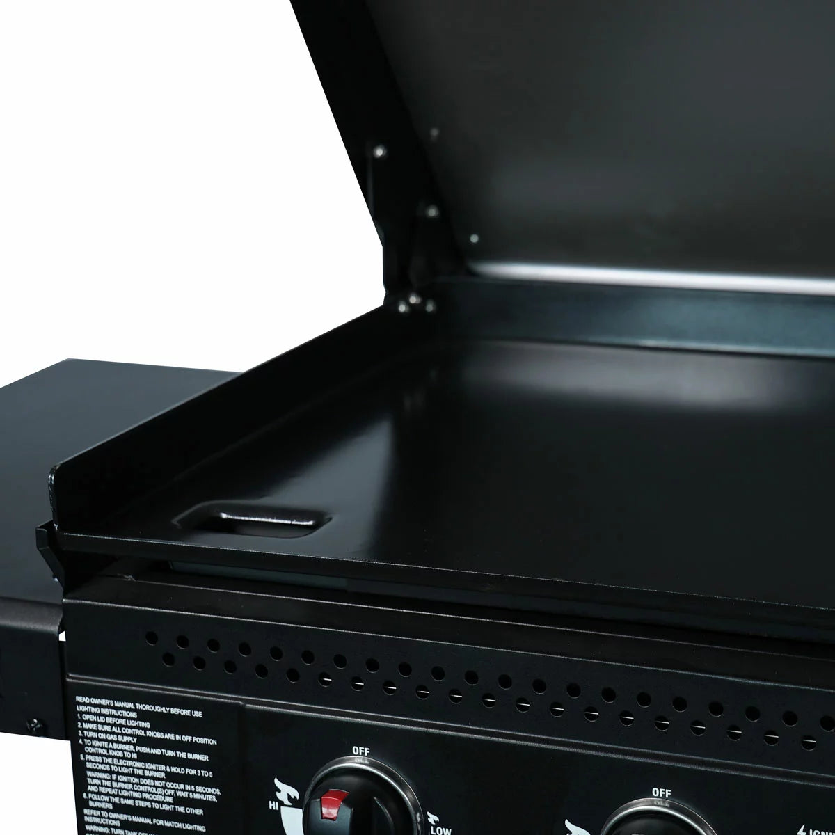 Char-Griller 3 Burner Flat Iron Gas Griddle Plancha BBQ