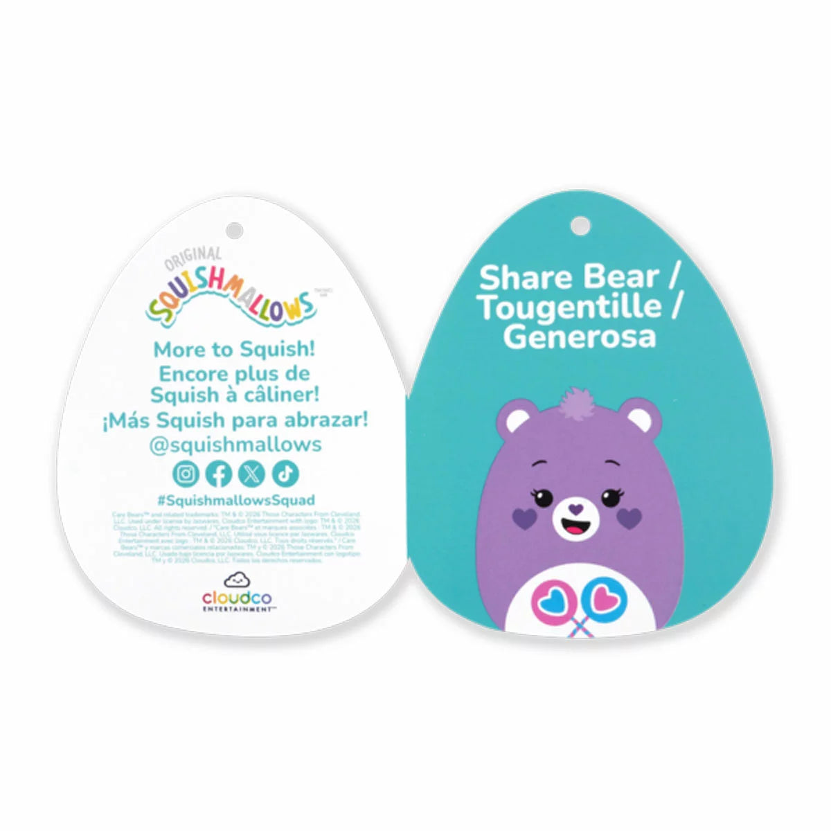 20" Care Bears Squishmallow Jumbo Assorted Plush (3+ Years)