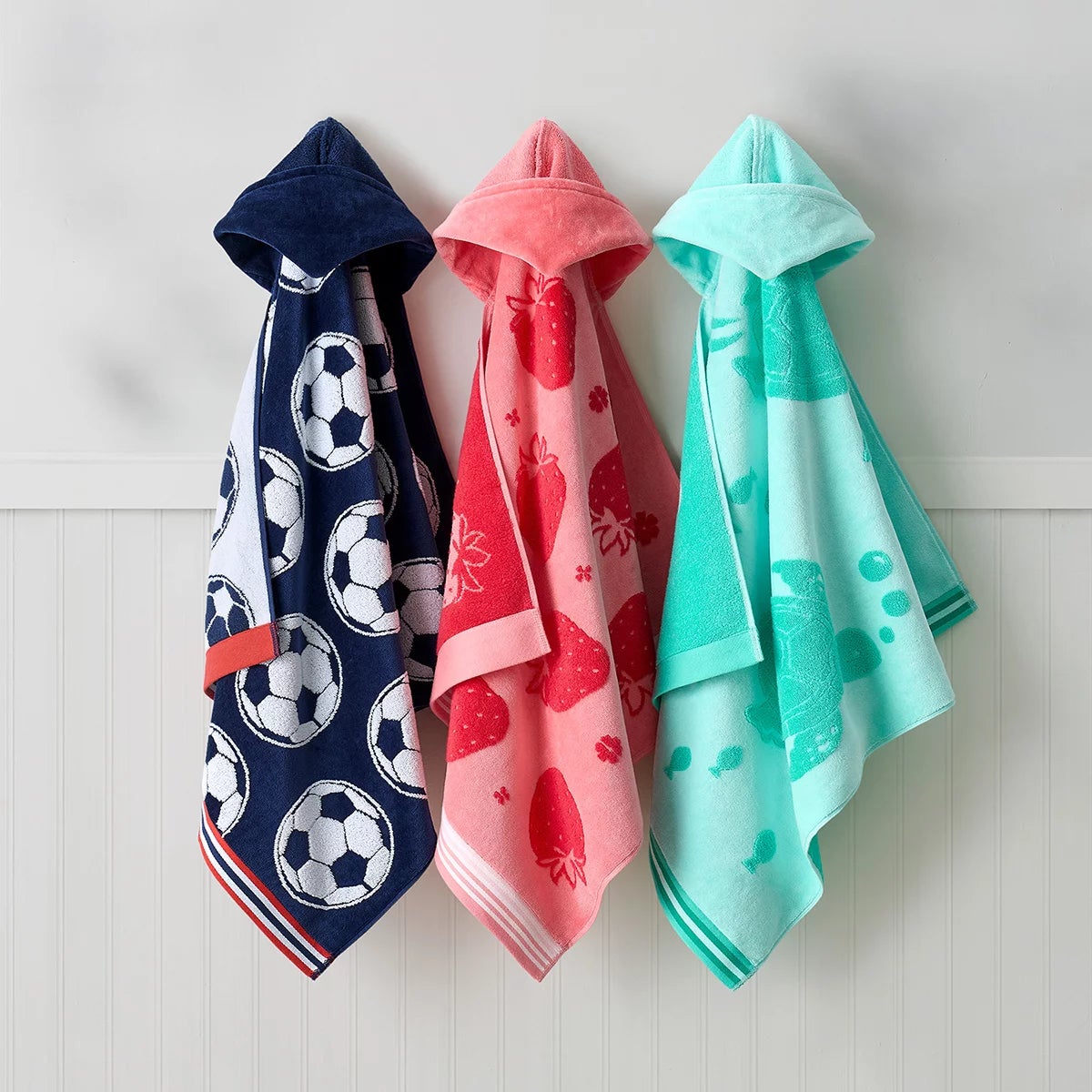 Caro Home Kids Bath & Beach Hooded Towel in 3 Designs