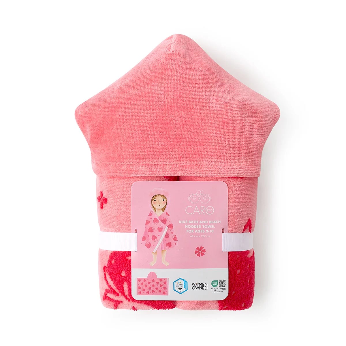 Caro Home Kids Bath & Beach Hooded Towel in 3 Designs, view 13