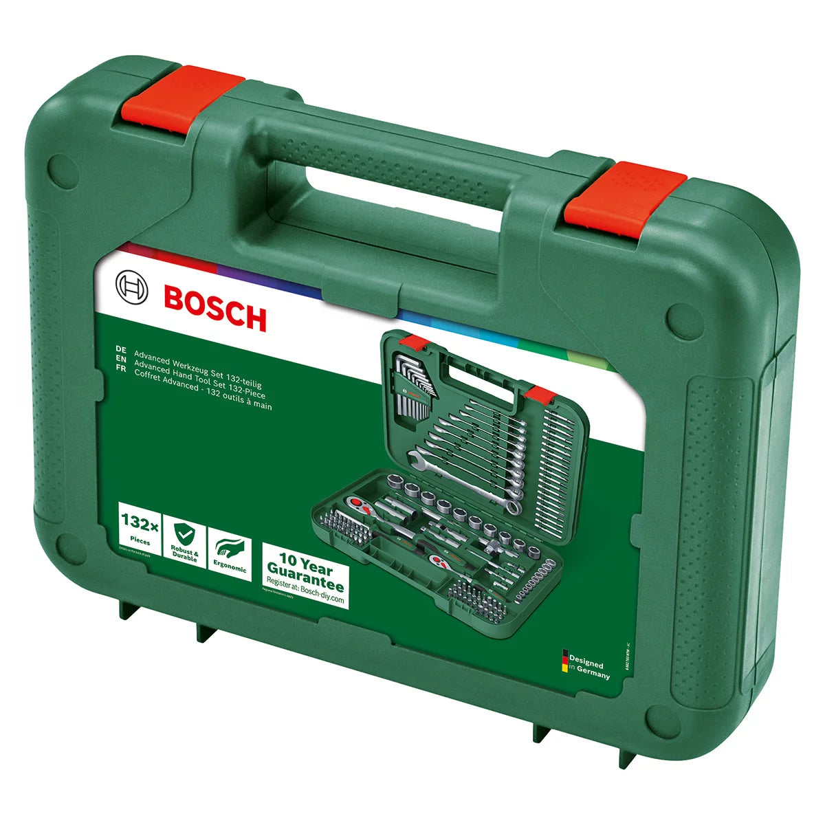 Bosch 132 Piece Advanced Hand Tool Set