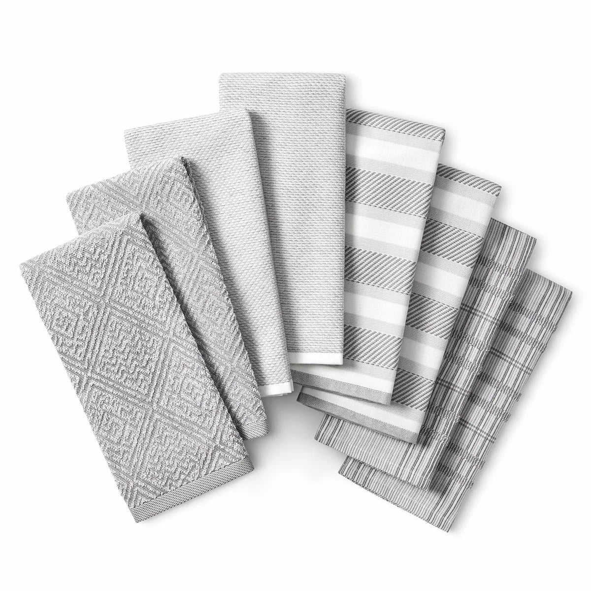 Town & Country Organic Kitchen Towels 8 Pack, in 4 Designs, view 20