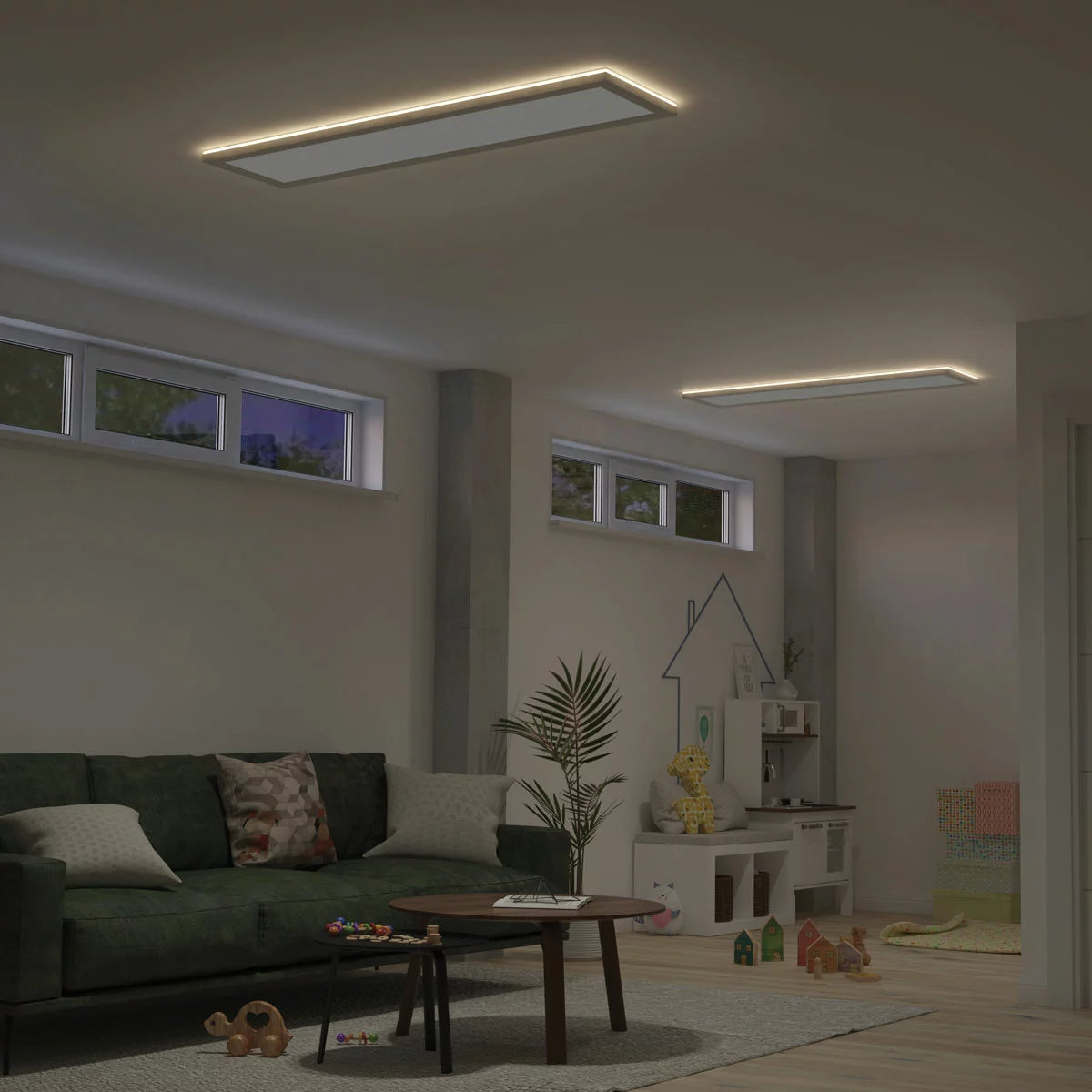 Artika Rayma LED Flat Panel Light with Backlight 121.4 x 30.5 cm