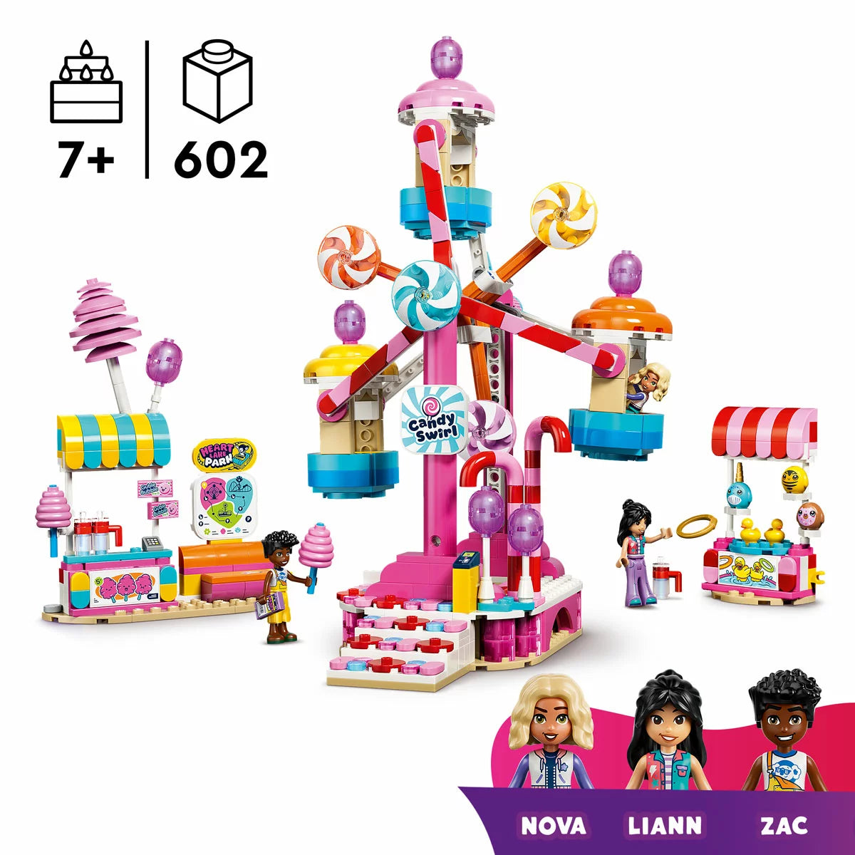 LEGO Friends Candy and Cupcake Ferris Wheel - Model 42700 (7+ Years)