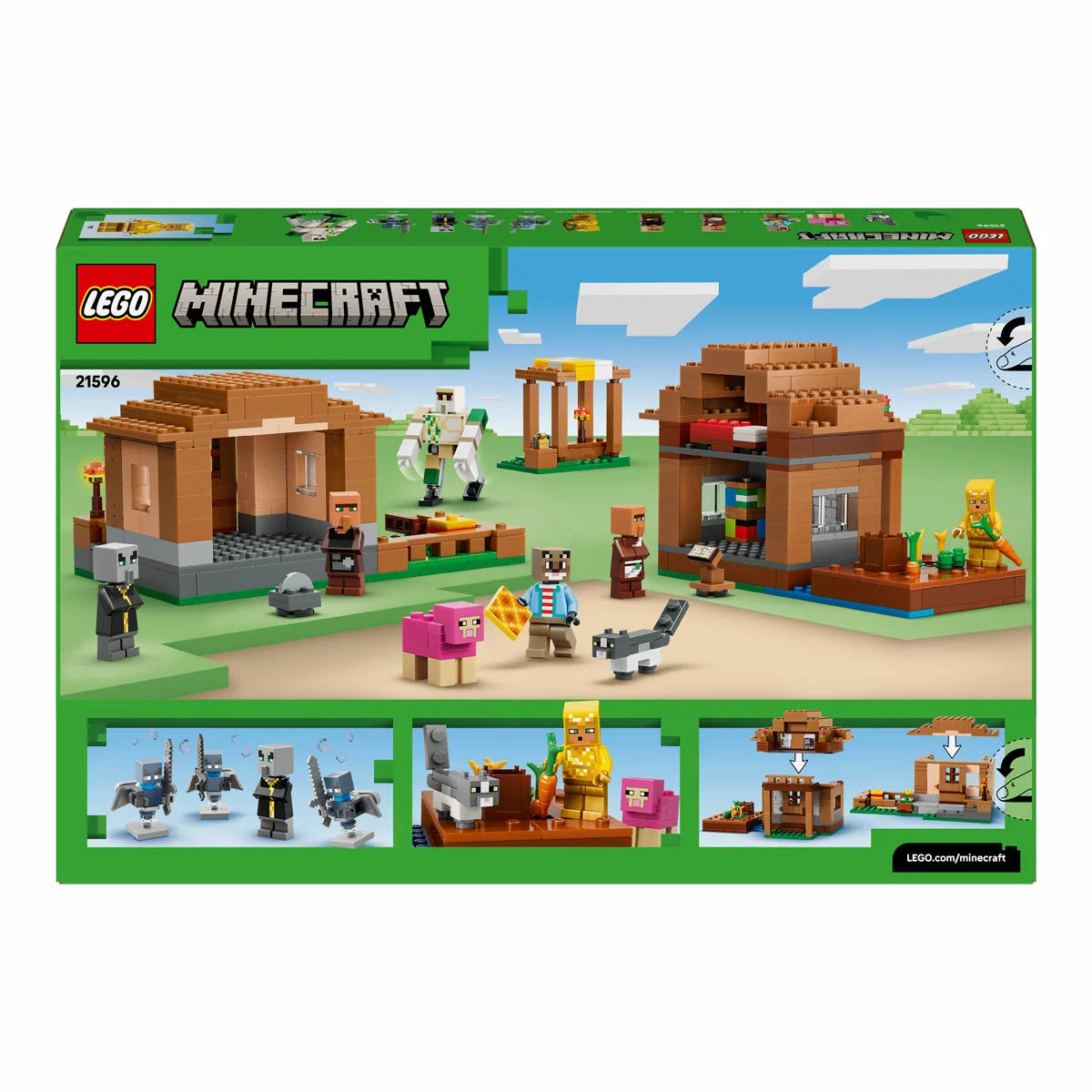 LEGO Minecraft Evoker Village Attack - Model 21596 (9+ Years)