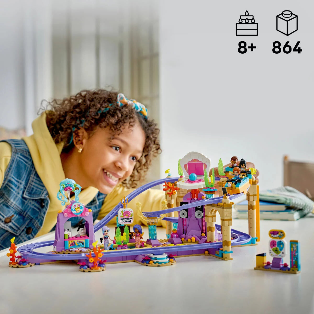 LEGO Friends Mermaid Roller Coaster Ride - Model 42703 (8+ Years)