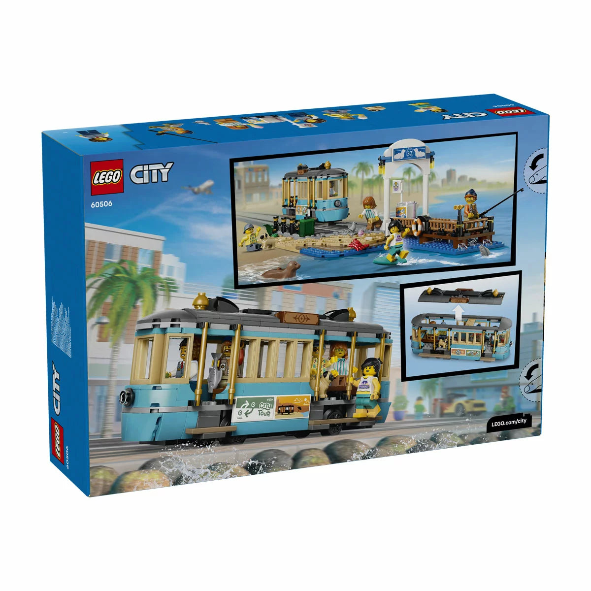 LEGO City Classic Beach Streetcar - Model 60506 (7+ Years)