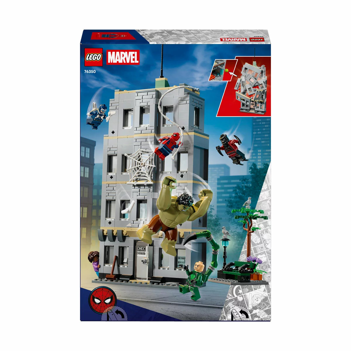 LEGO Marvel Spider-Man vs. Hulk Epic Clash - Model 76350 (8+ Years)