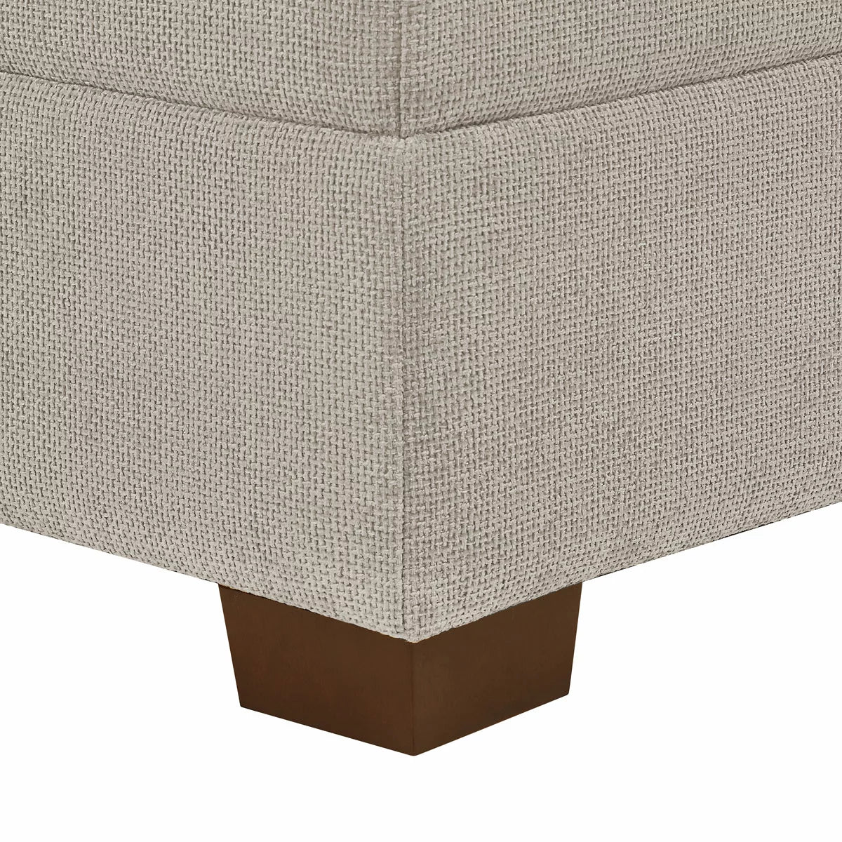 Thomasville Tisdale Taupe Fabric Armless Chair