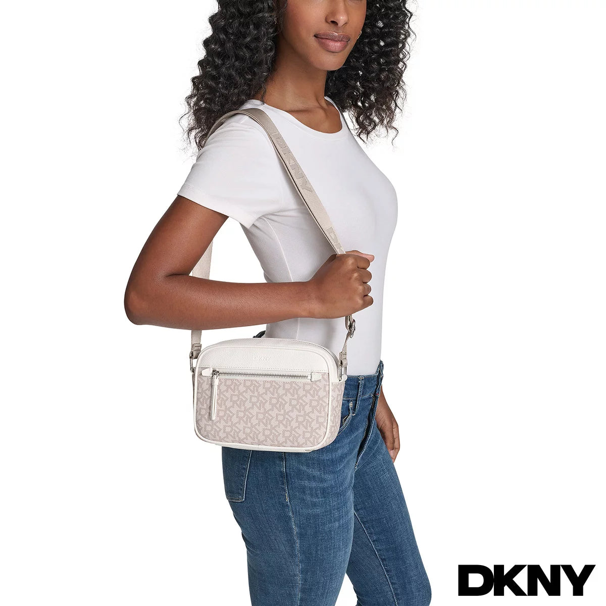 DKNY Kaya Cross Body Bag in White