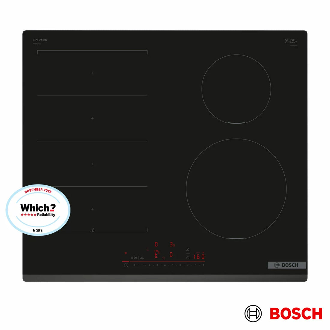 Bosch Series 6 PIX631HC1E 60cm Induction Hob in Black