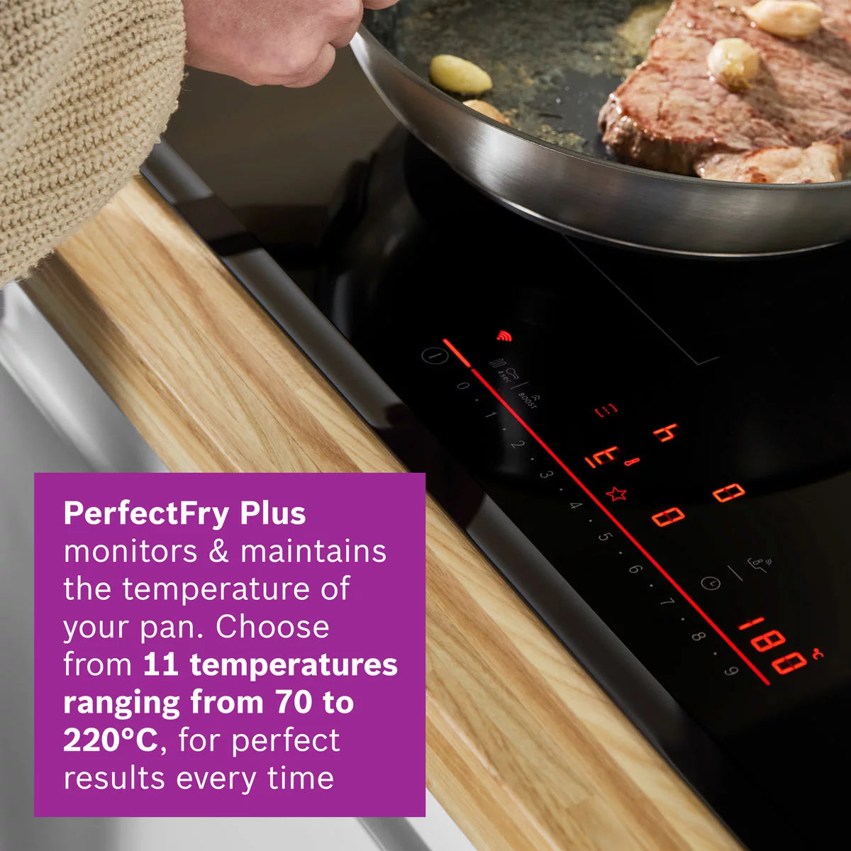 Bosch Series 6 PIX631HC1E 60cm Induction Hob in Black