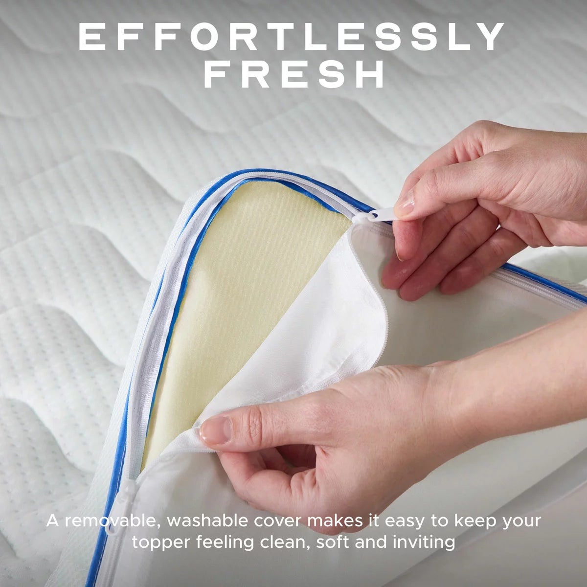 Snuggledown Luxury Memory Foam & Gel Mattress Topper in 2 Sizes, view 14