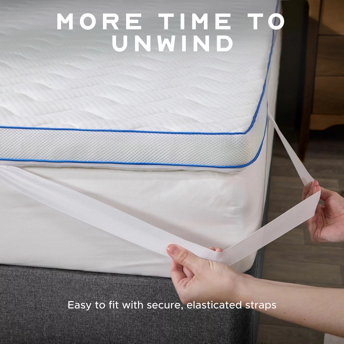 Snuggledown Luxury Memory Foam & Gel Mattress Topper in 2 Sizes, view 15