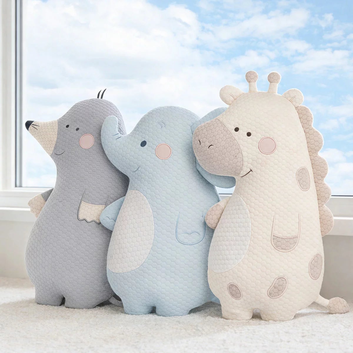 Zoobies Kids Cooling Animal Pillow in 3 Designs