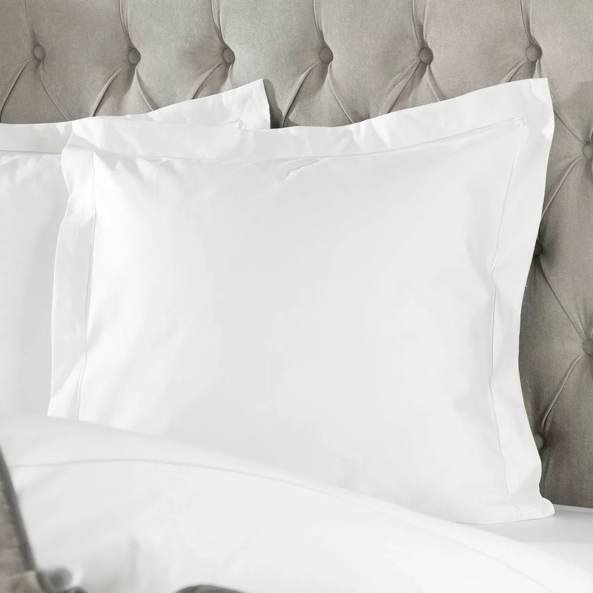 Belledorm Egyptian Cotton 1000 Thread Count Continental Square Pillowcase, White