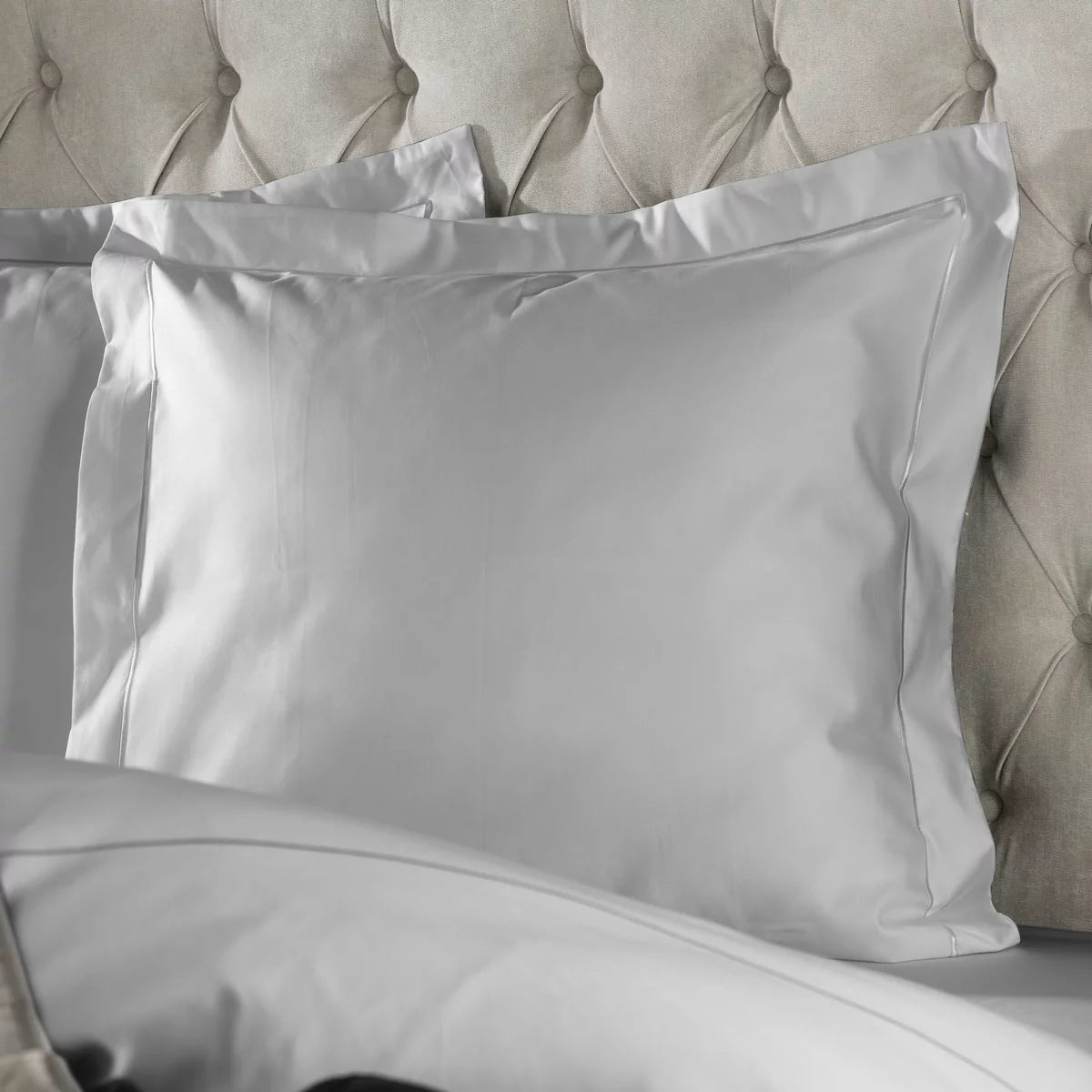 Belledorm Egyptian Cotton 1000 Thread Count Continental Square Pillowcase, Platinum