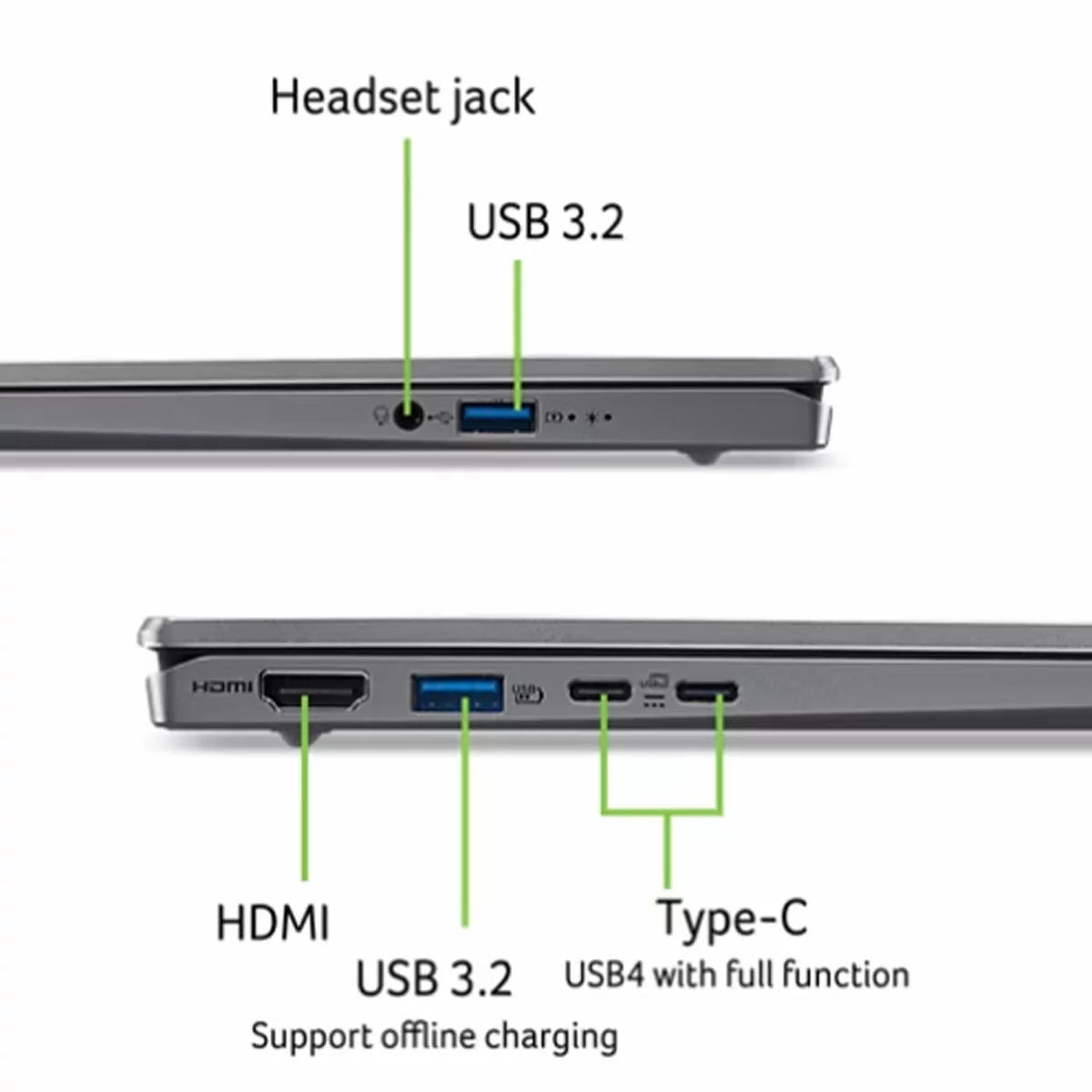 Acer Swift Go Copilot+PC, AMD Ryzen AI 5, 16GB RAM, 512GB SSD, 14 Inch OLED
