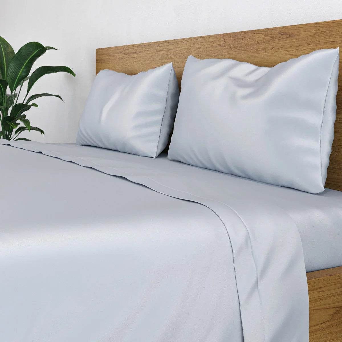 Panda 100% Bamboo White Flat Sheet in 4 Sizes