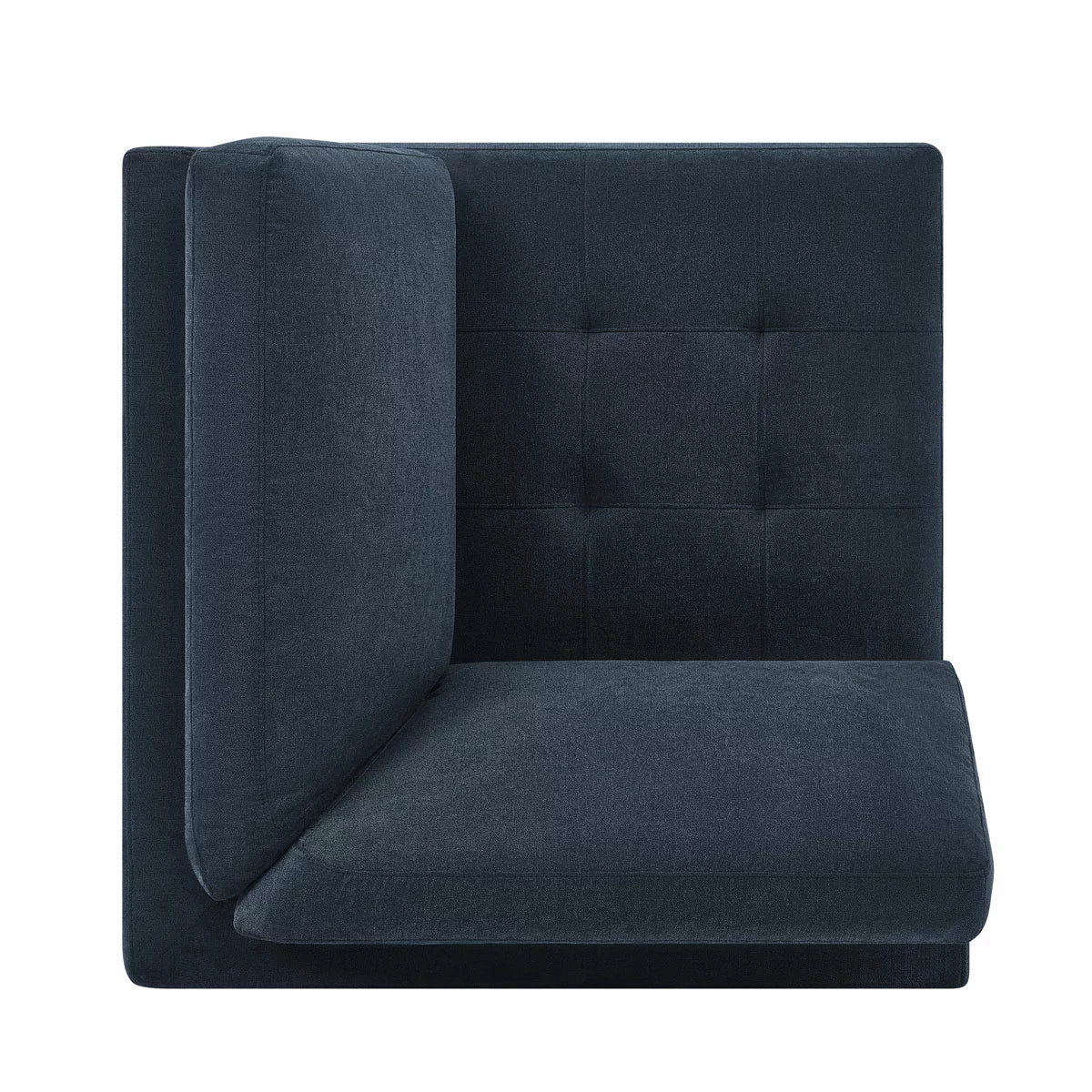 Thomasville Tisdale Blue Fabric Corner Chair