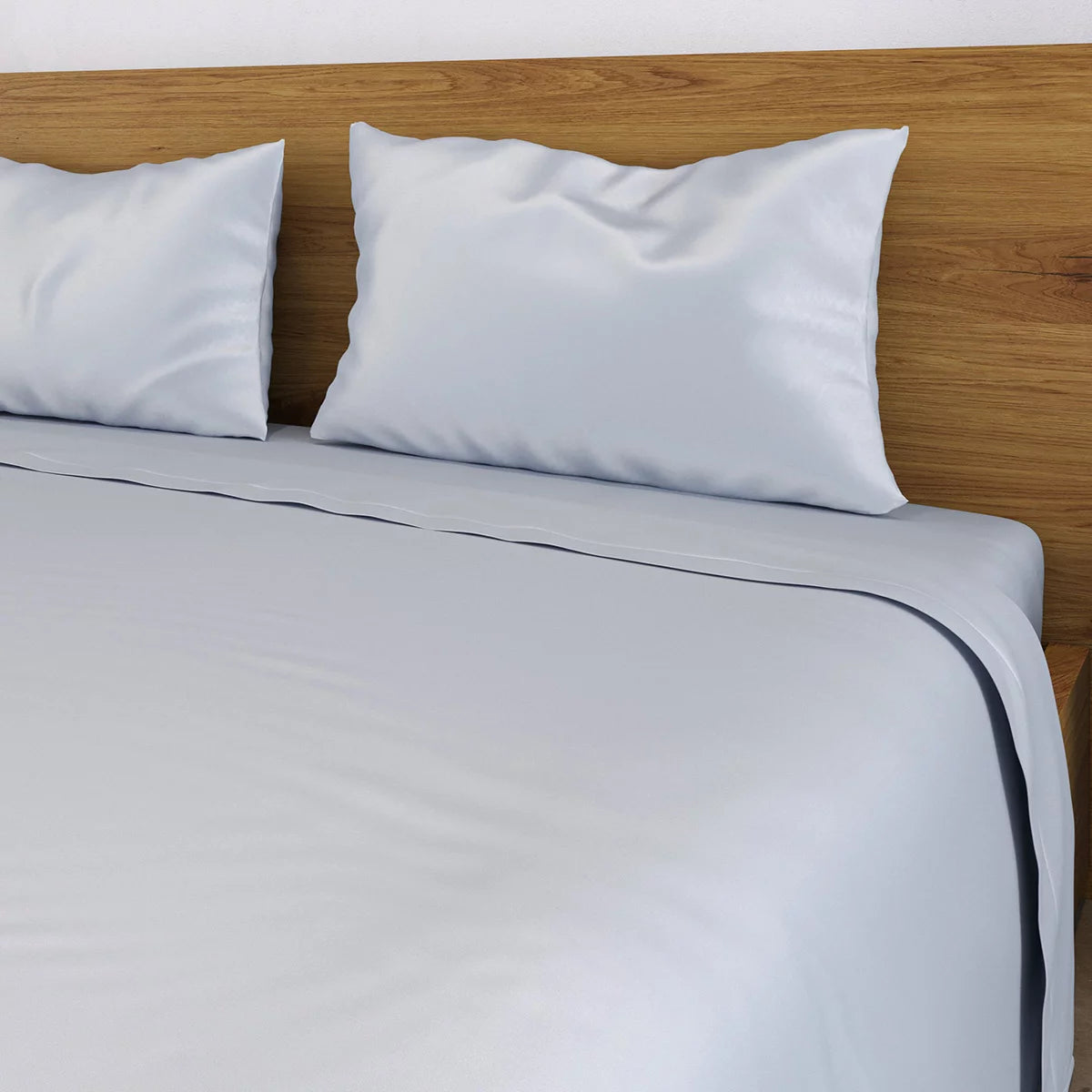 Panda 100% Bamboo Grey Flat Sheet in 4 Sizes