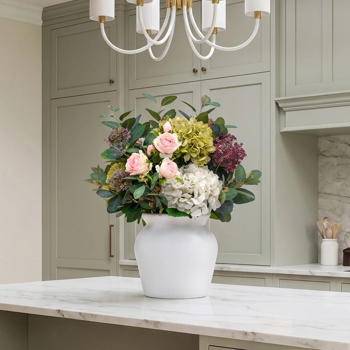 Artificial Summer Bouquet in Vase