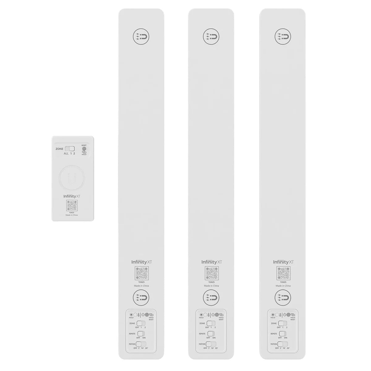 Infinity 200 Lumen Wireless Rechargeable Under Cabinet Light, 3 Pack