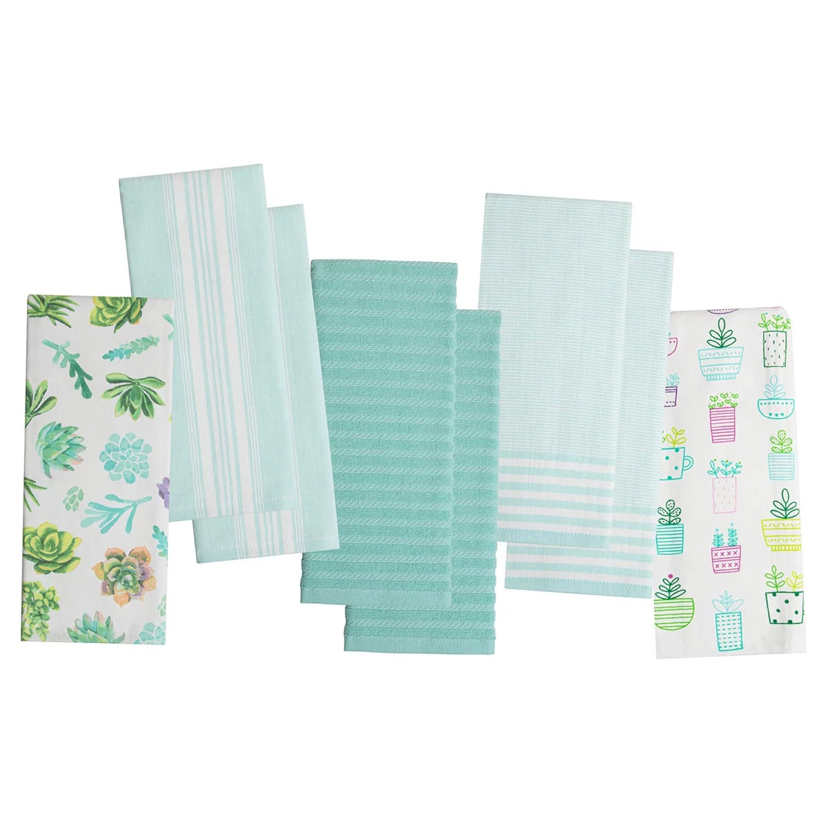 Mikasa Kitchen Towels 8 Pack, in 4 Designs, view 5