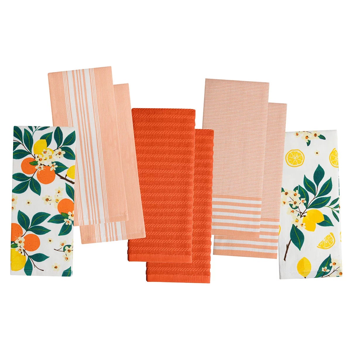 Mikasa Kitchen Towels 8 Pack, in 4 Designs, view 6