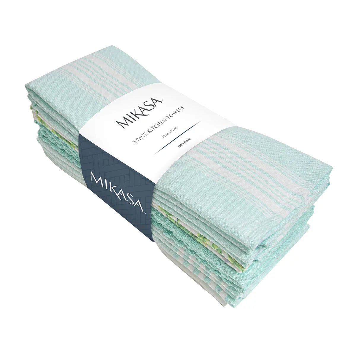 Mikasa Kitchen Towels 8 Pack, in 4 Designs, view 16