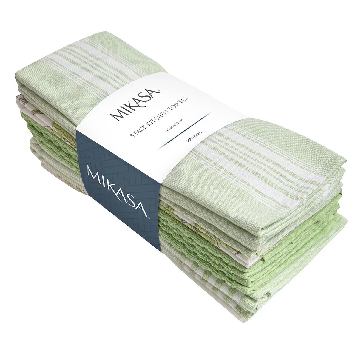 Mikasa Kitchen Towels 8 Pack, in 4 Designs, view 23