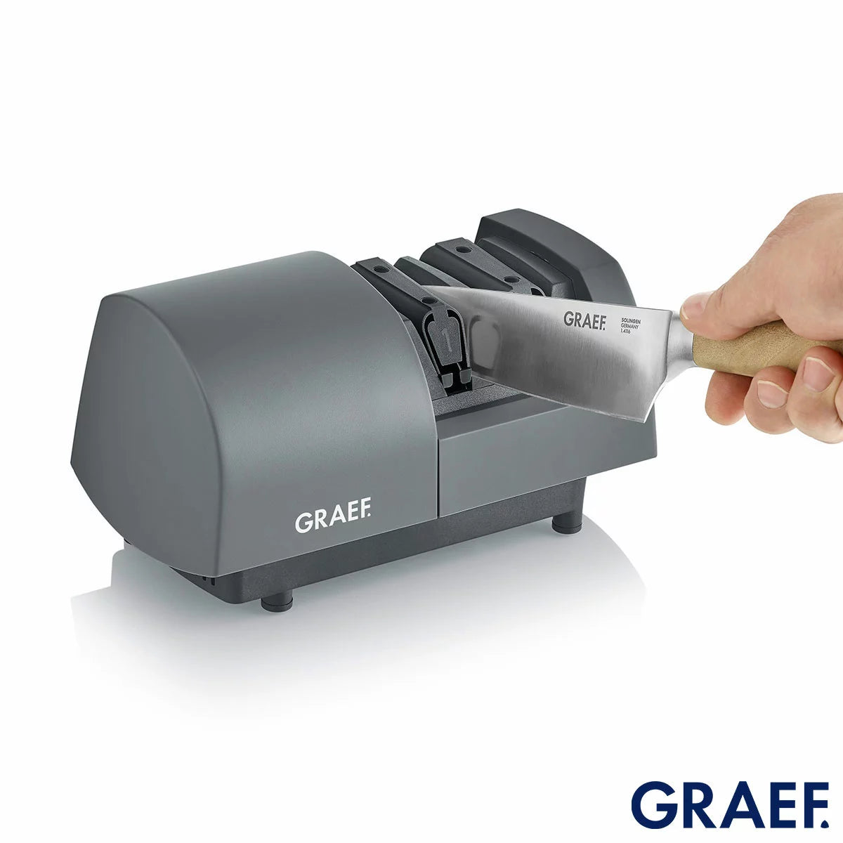 Graef SG520 Electric Knife Sharpener in Quartz Grey
