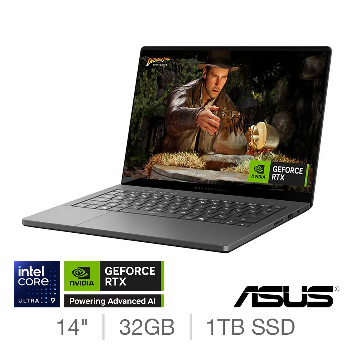 ASUS Zephyrus G14, Copilot+ PC, Intel Core Ultra 9, 32GB RAM, 1TB SSD, NVIDIA