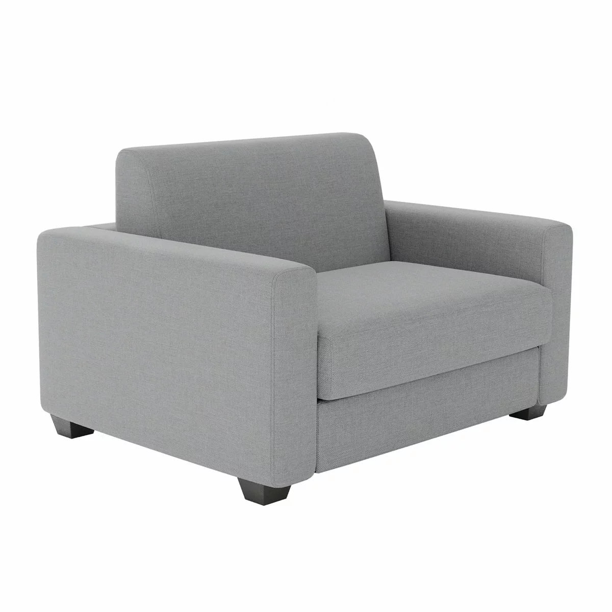 Lucas Grey Fabric Snuggler Sofa Bed