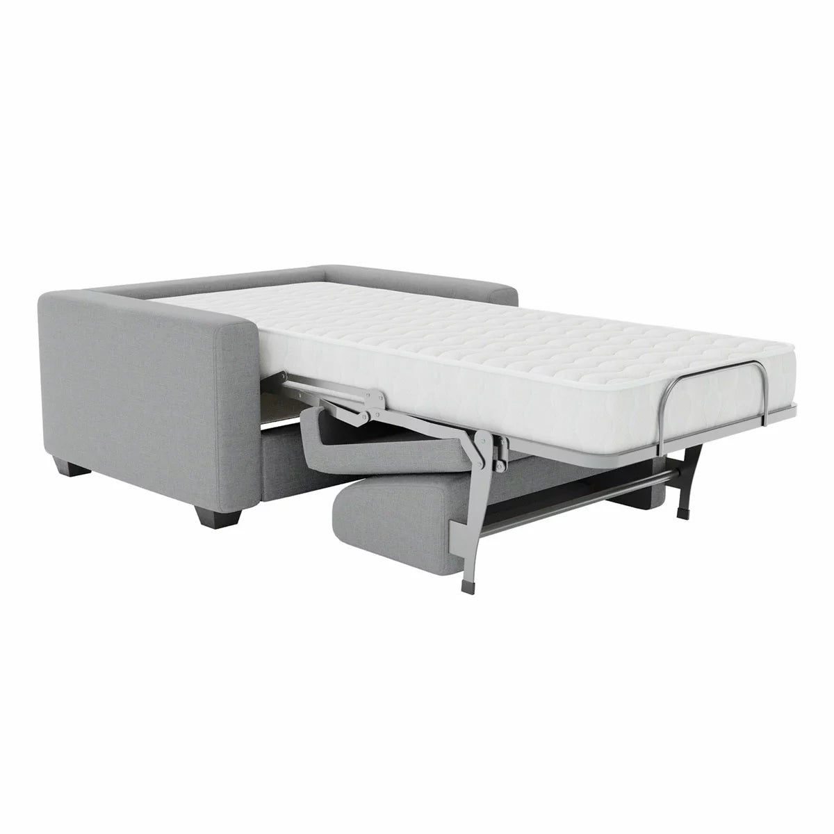 Lucas Grey Fabric Snuggler Sofa Bed