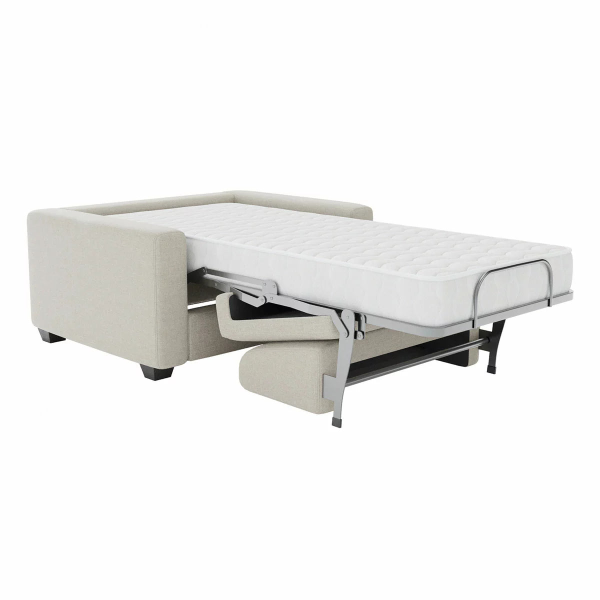Lucas Natural Fabric Snuggler Sofa Bed