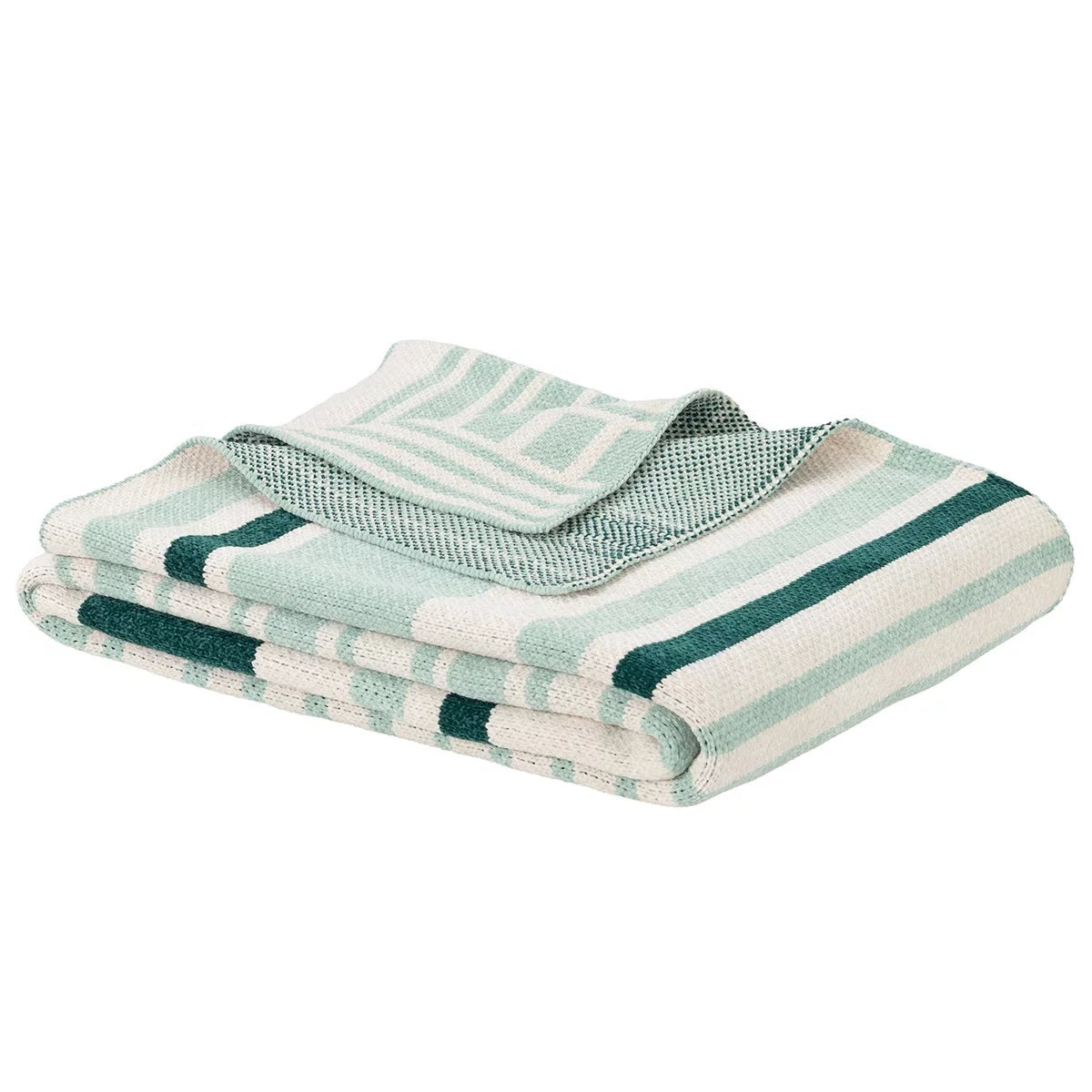 Berkshire Chenille Striped Throw, 152 x 178 cm, view 7