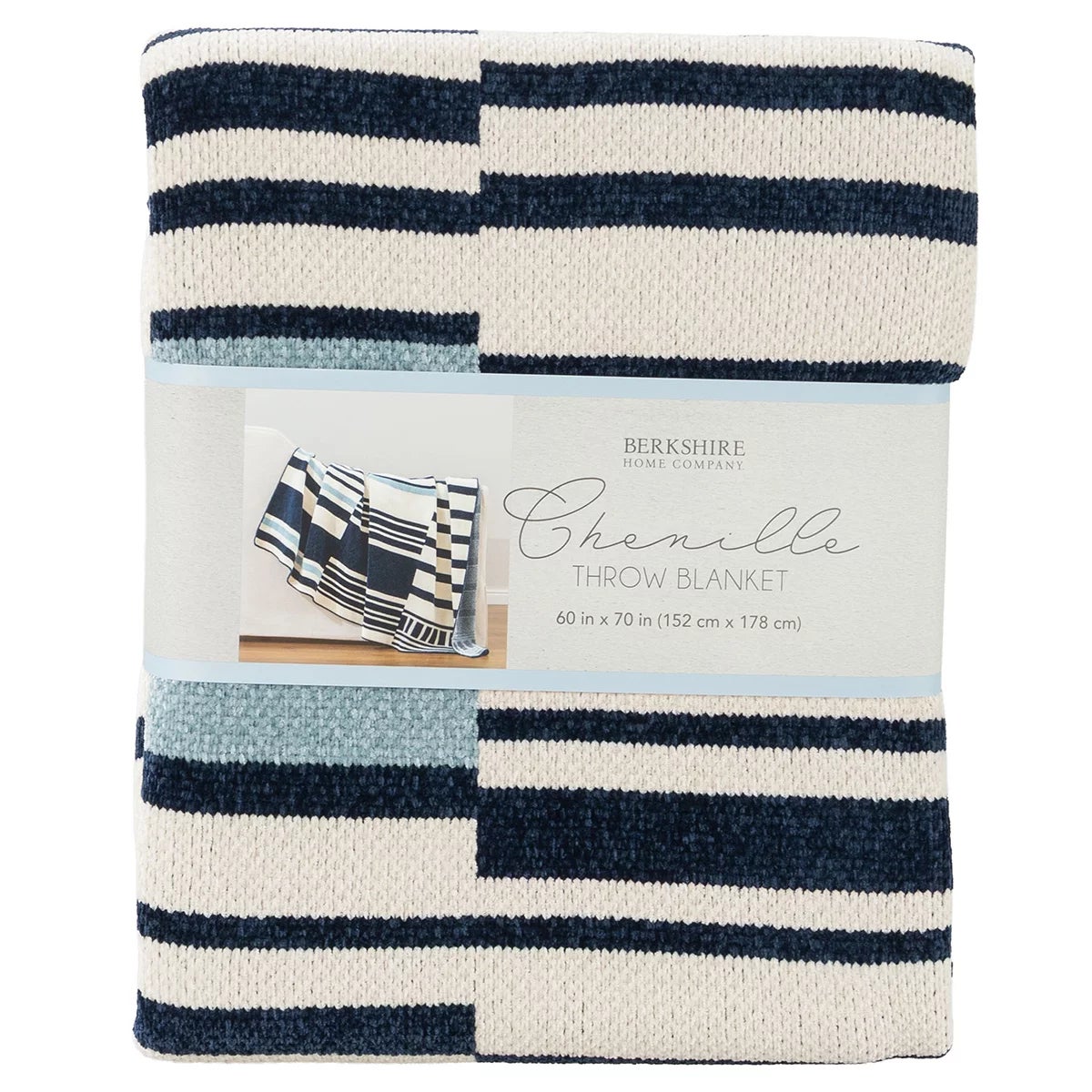 Berkshire Chenille Striped Throw, 152 x 178 cm, view 13