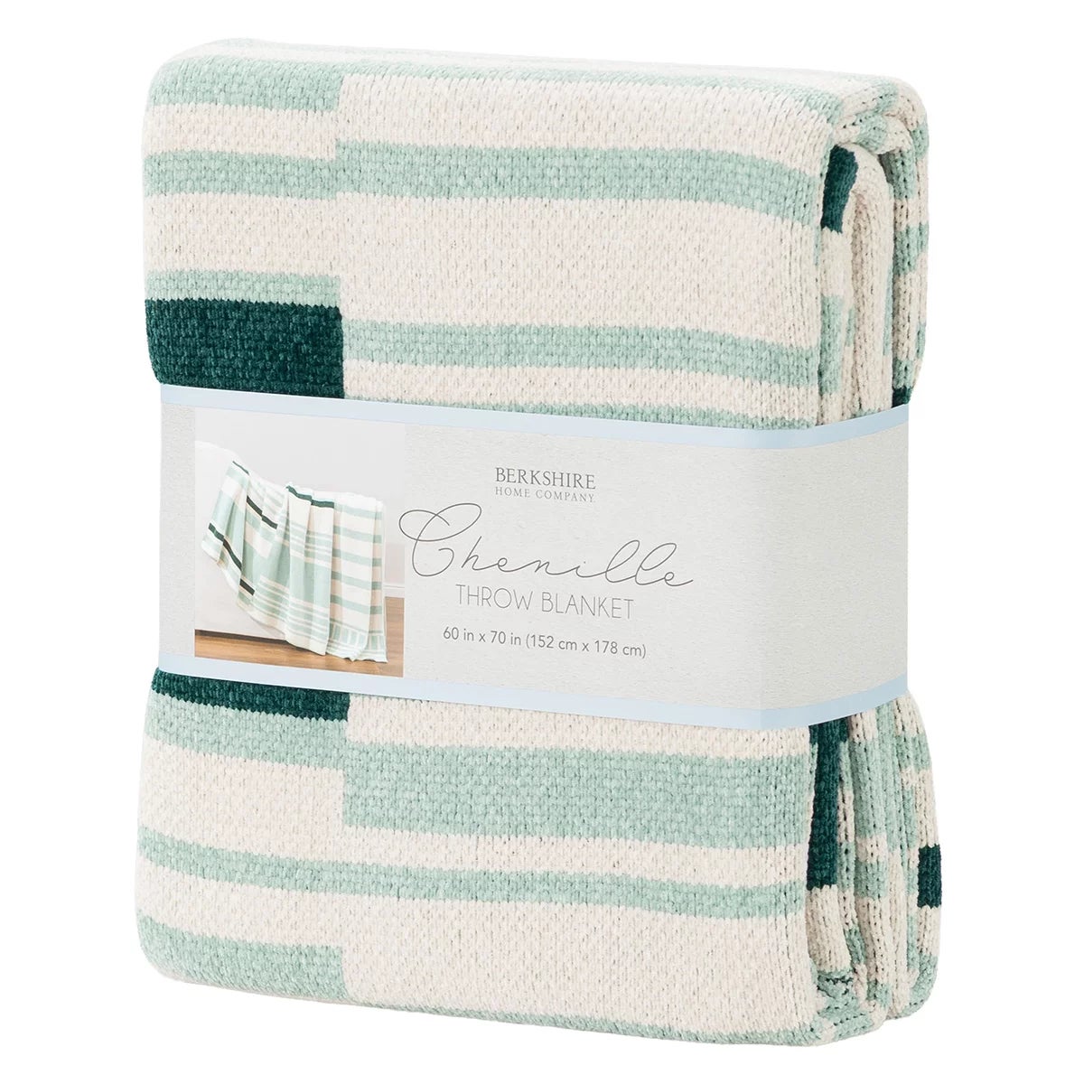 Berkshire Chenille Striped Throw, 152 x 178 cm, view 22