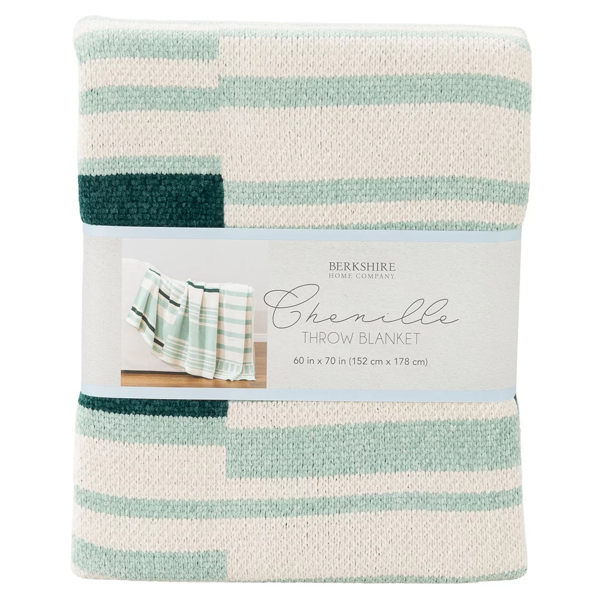 Berkshire Chenille Striped Throw, 152 x 178 cm, view 23
