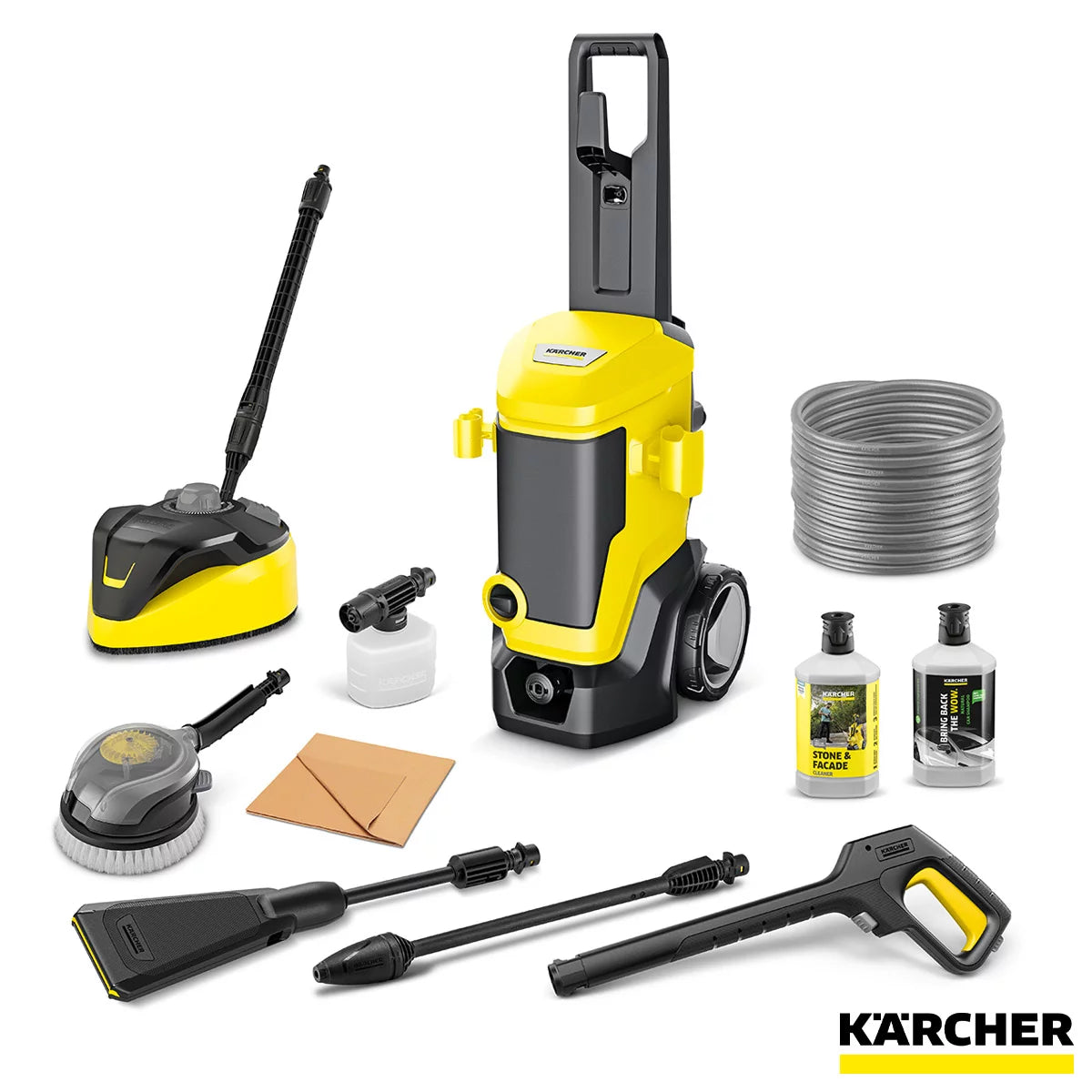 Kärcher K7 WCM Flex eco!Booster Car & Home 2, 800W/180bar Pressure Washer Bundle