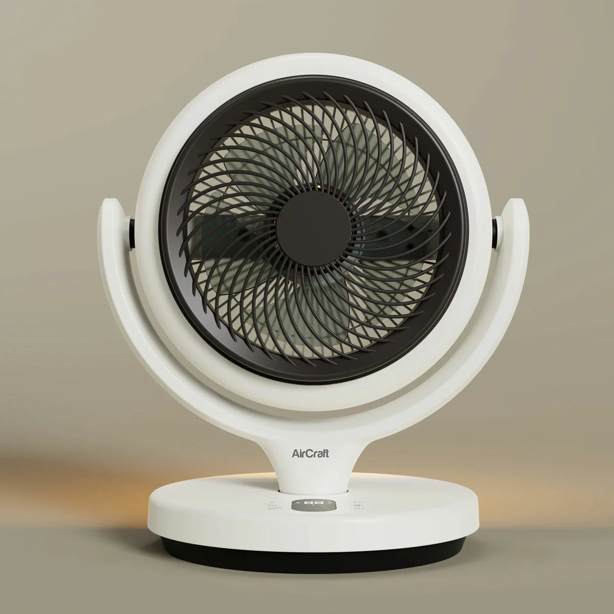 AirCraft LUME MINI Ultra Quiet Air Circulator Desktop Fan with Remote & Ambient