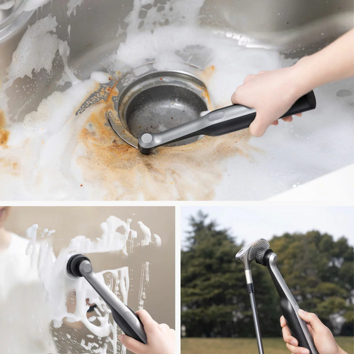HOTO Wand Cordless Spin Scrubber, view 5