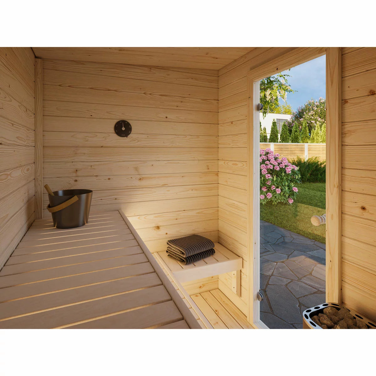 Palmako Compact Garden Sauna Set