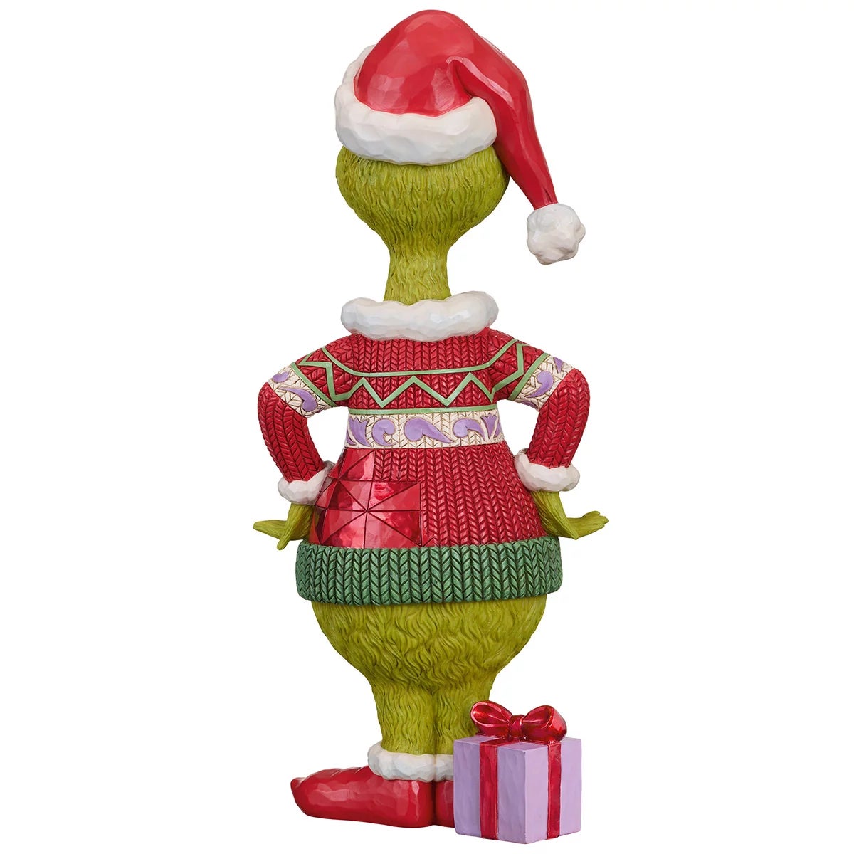 20 inch The Grinch With Ugly Sweater Statue By Jim Shore, view 3