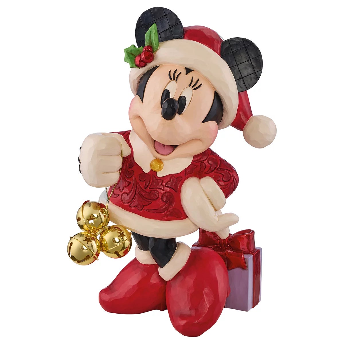 Disney 17 inch Mickey and Minnie With Bell Statue By JimShore, view 11