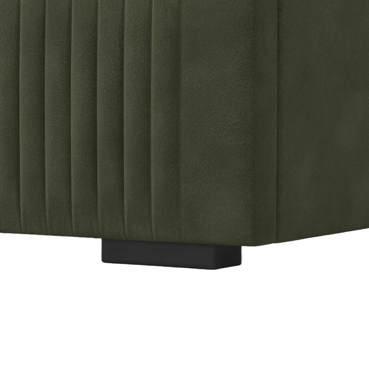 Highgrove Ashford Green Fabric Full Ottoman Bed Frame Green in 3 Sizes, view 27