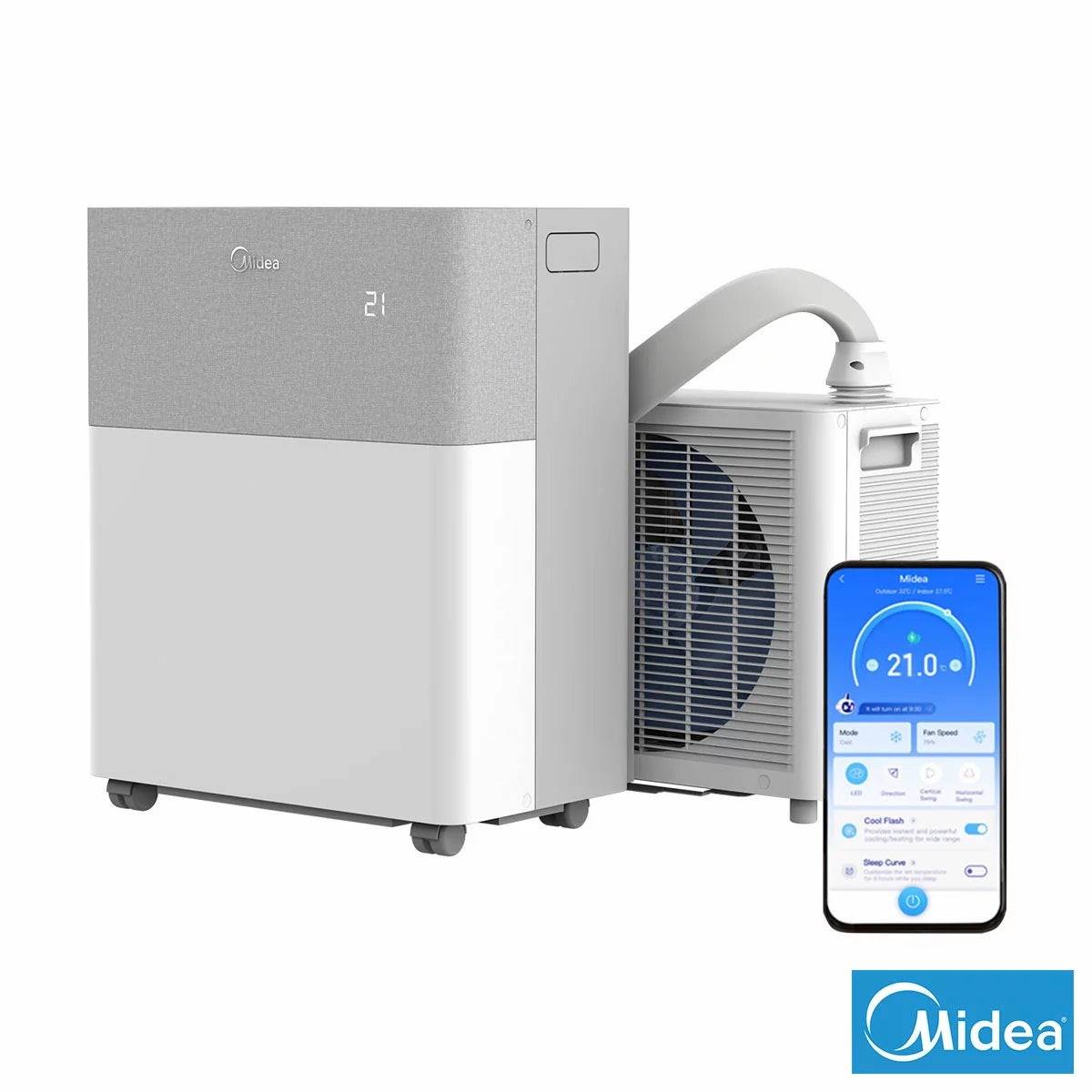 Midea PortaSplit 4 in 1 Air Conditioner, Heater, Dehumidifier & Ventilator